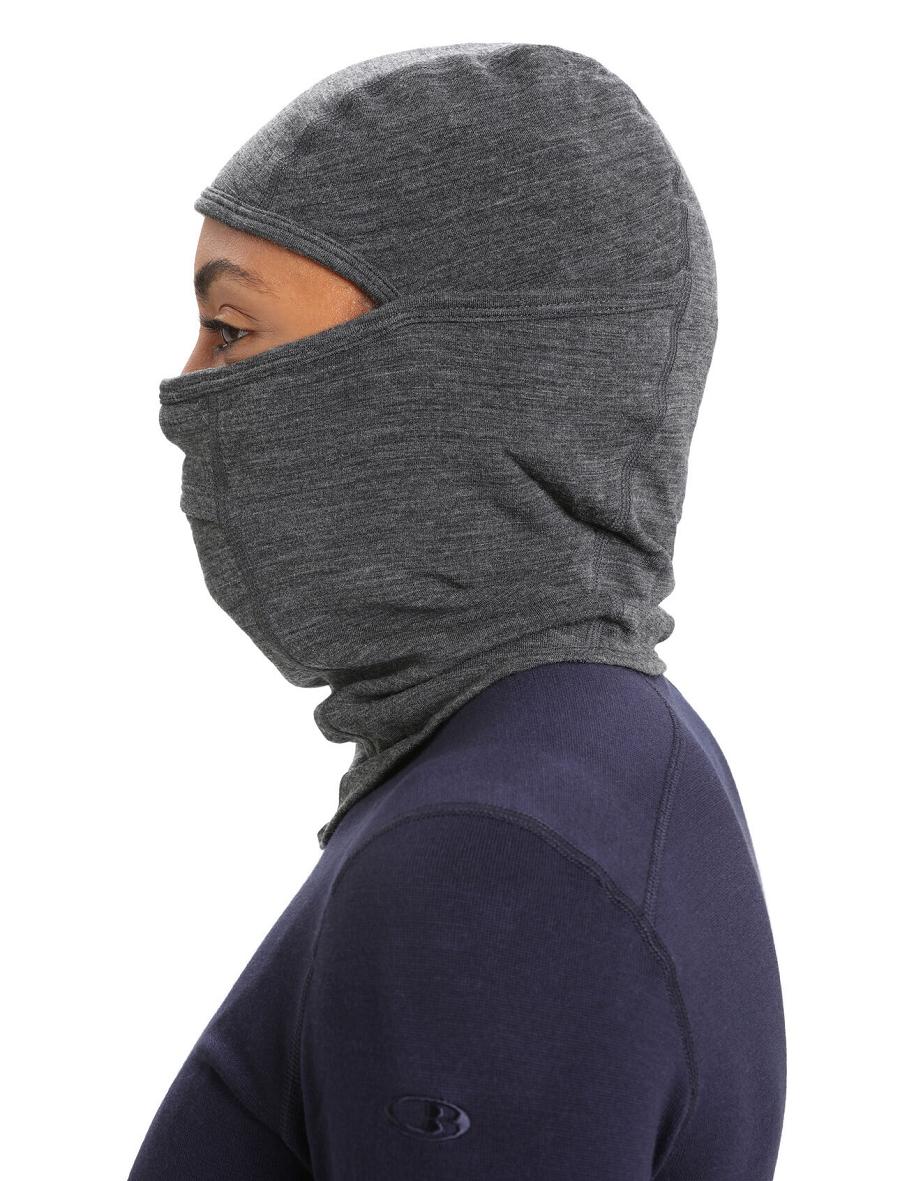 Icebreaker Unisex Merino Apex Balaclava Miesten Panta Mustat Harmaat | FI 1081QMAZ